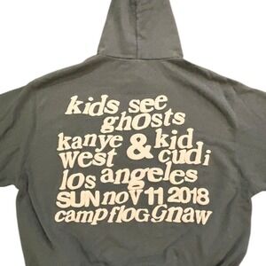 CPFM Kids See Ghosts Kanye West Kid Cudi Camp Flog Gnaw 2018 Hoodie Green Medium
